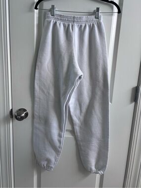 Soffe White Kids Fleece Sweatpants